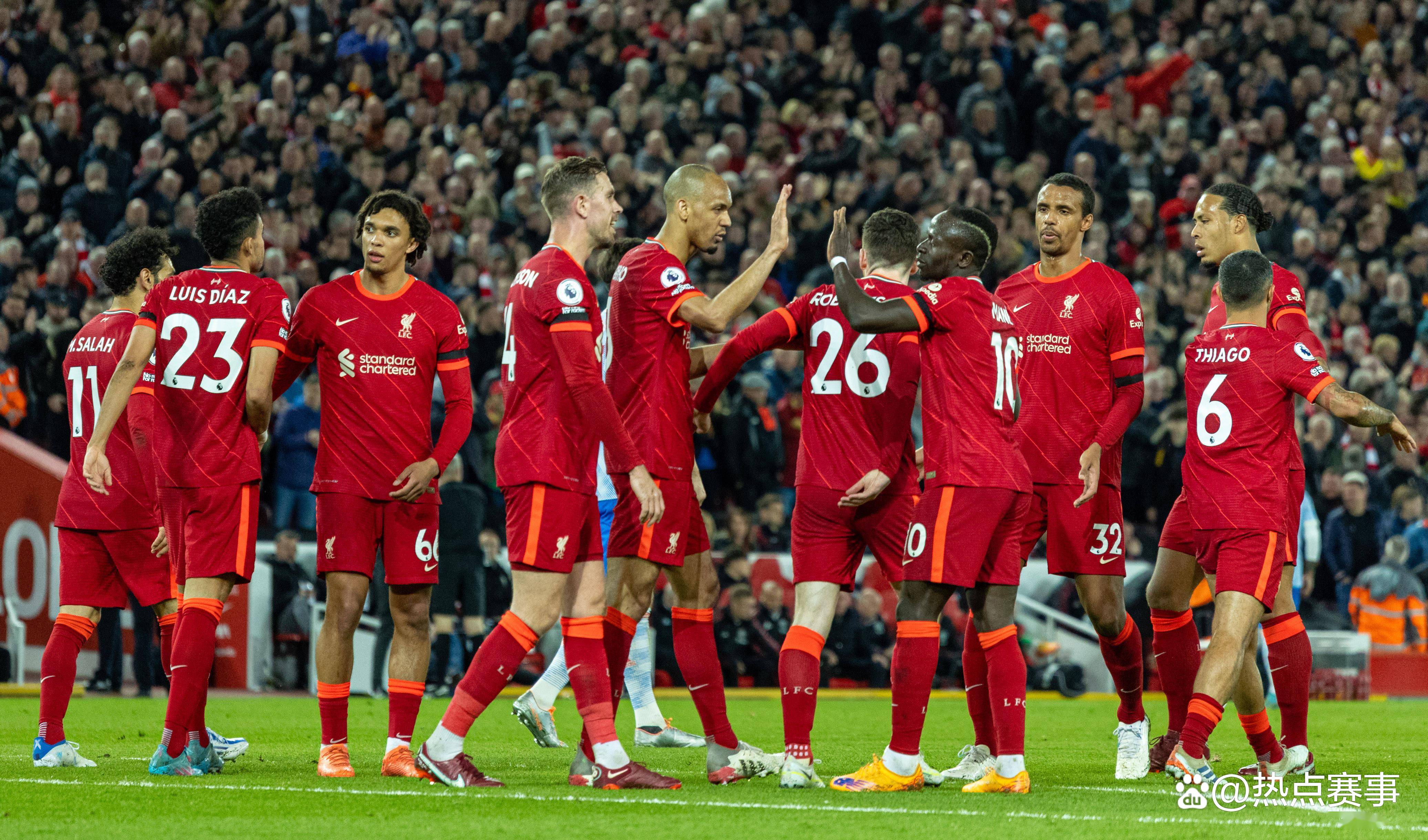 利物浦稳拿3分,梅开二度轻松领跑 利物浦稳拿3分,梅开二度轻松领跑