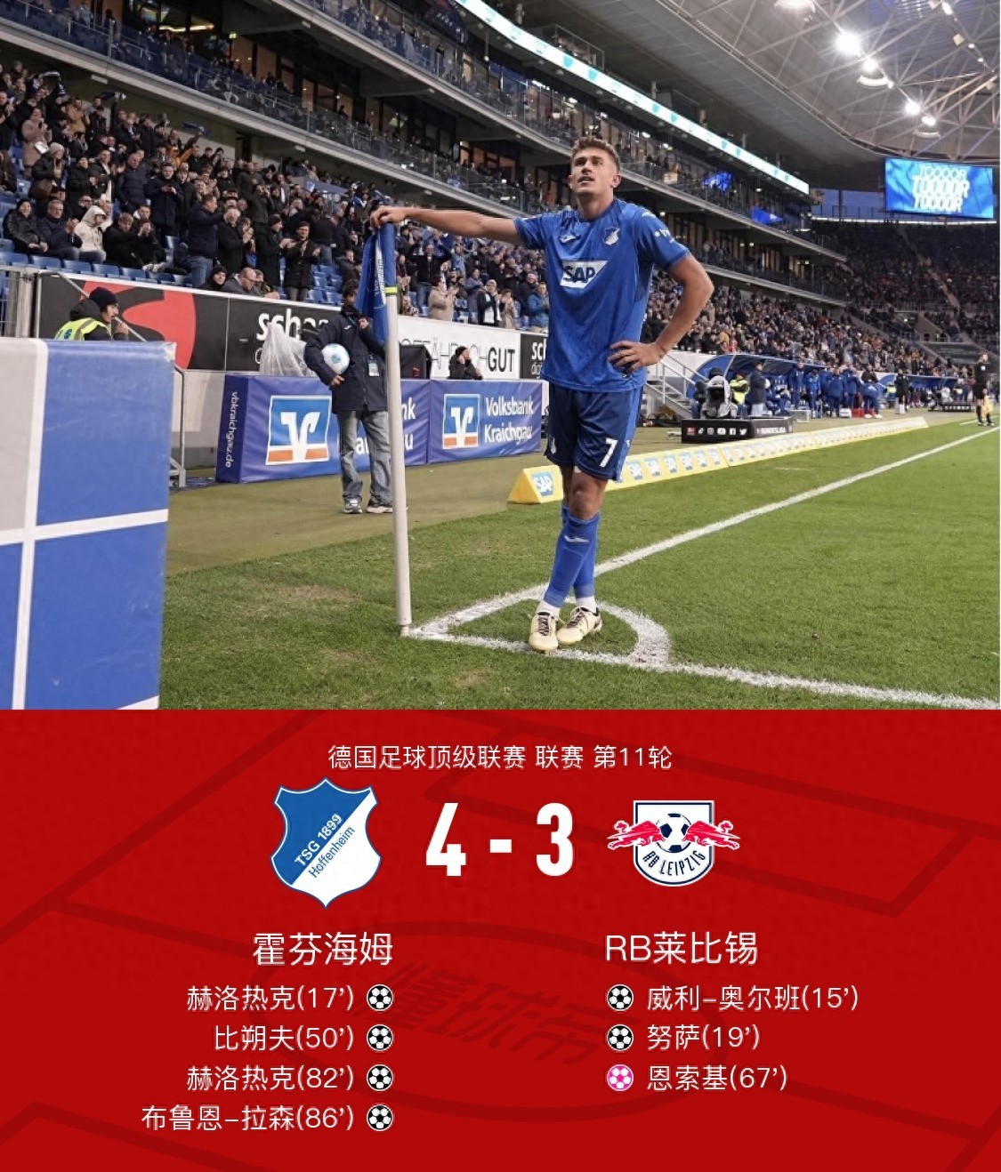 霍芬海姆客场逼平北威慕尼黑,表现可圈可点 霍芬海姆客场逼平北威慕尼黑,表现可圈可点