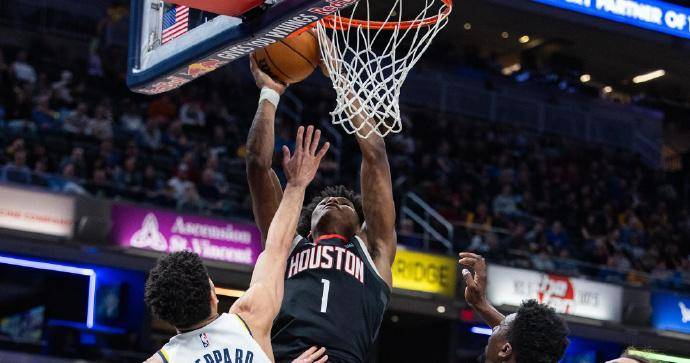 火箭主场爆冷胜步行者，约翰逊砍下全队最高得分