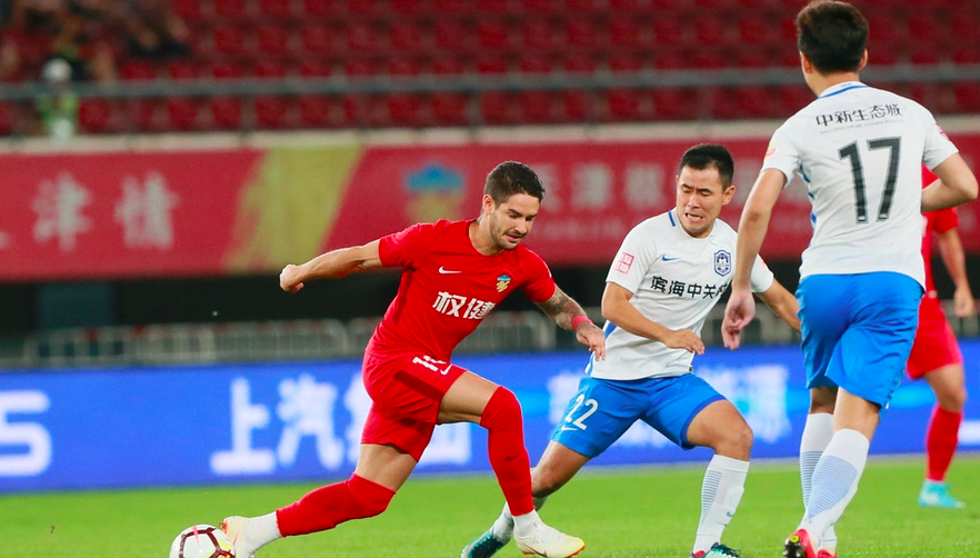 人和挑战权健，客场作战需全力争胜